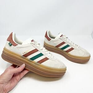 Adidas Gazelle Bold Maple Leaf Sneakers Women's 10 Gum Sole